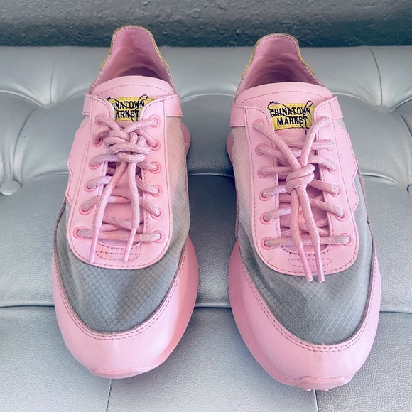 Puma Future Rider X Chinatown Market Pink Sneakers - Picture 2 of 11
